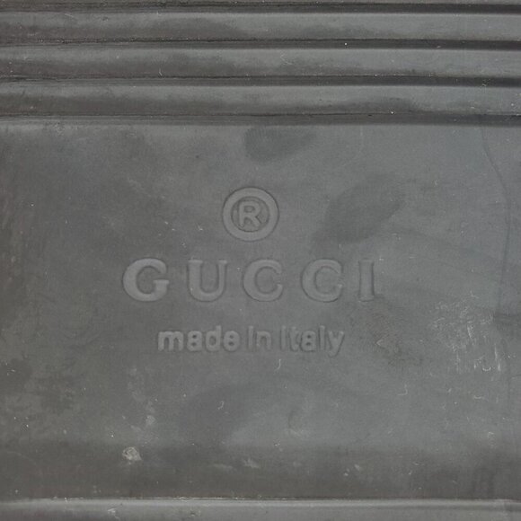 Gucci Isla Mini Double G Rubber Dad Sandals - Picture 6 of 8